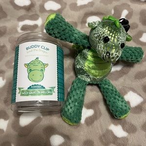SCENTSY SCOUT THE DRAGON + WILD WHAT-A-MELON FRAGRANCE BUDDY CLIP